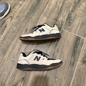 New Balance Black and White Athletic Shoes